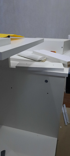 Компьютерный стол Джаз-24 левый дуб сонома фото покупателя 73