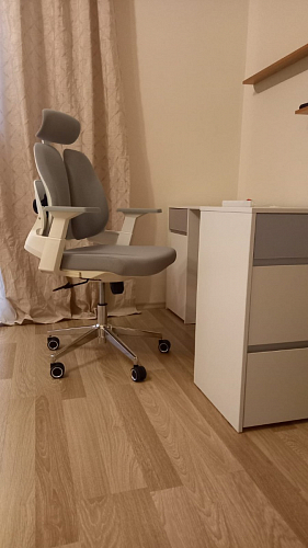 Компьютерное кресло Hiba gray / chrome фото покупателя 9