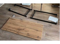 Барная стойка Дилан Лофт 120х40х90 бетон светлый фото покупателя 68