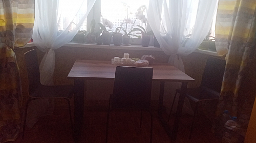 Деревянный стол Лота Лофт 140х80 дуб крафт табачный / черный матовый фото покупателя 985