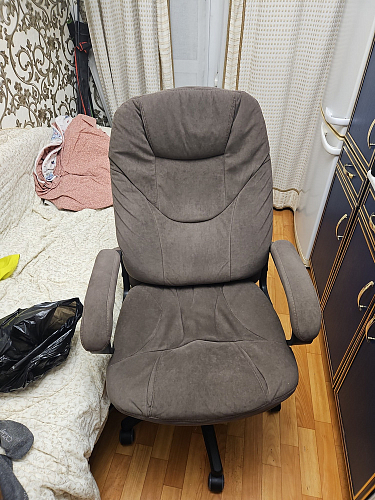 Компьютерное кресло Comfort Lux/Комфорт Люкс черный фото покупателя 125