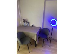 Стул на металлокаркасе Gabi blue / black фото покупателя 359