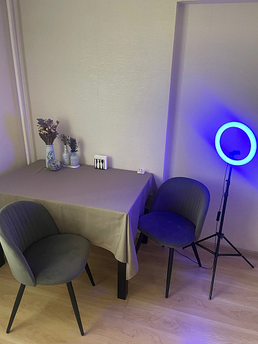 Стул на металлокаркасе Gabi wine red / black фото покупателя 360