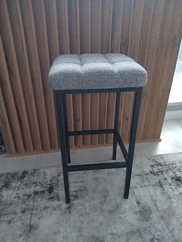 Барный стул Лофт катания минт / белый матовый фото покупателя 93