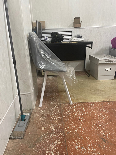 Стул на металлокаркасе Чилли бежевый / белый каркас фото покупателя 1439