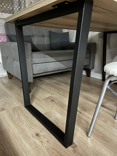 Стол Лота Лофт 120 25 мм сабия / белый матовый фото покупателя 489