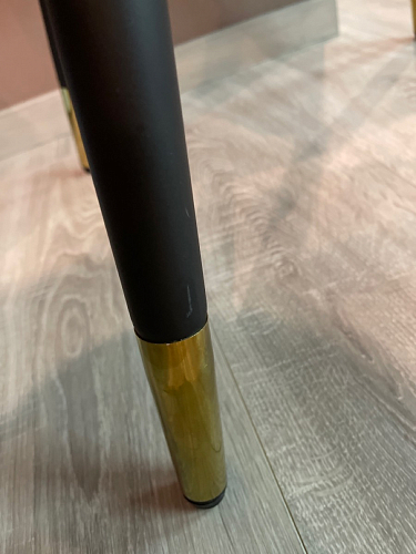 Стул на металлокаркасе Gabi 1 line light blue / black фото покупателя 179