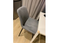 Стул на металлокаркасе Седа К крутящийся светло-серый  / белый фото покупателя 302