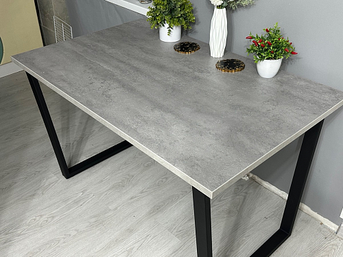 Деревянный стол Лота Лофт 120x75 дуб крафт табачный / черный матовый фото покупателя 156