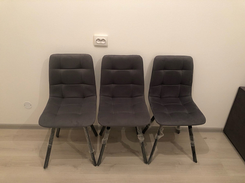 Стул на металлокаркасе Чилли бежевый / белый каркас фото покупателя 1187