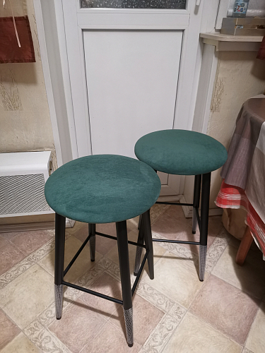 Полубарный стул Гангток катания сильвер / черный матовый фото покупателя 14