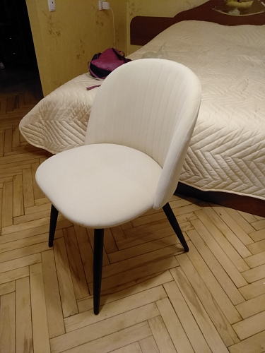 Стул на металлокаркасе Gabi 1 темно-серый / черный фото покупателя 290