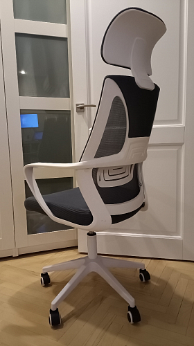 Компьютерное кресло Golem black / white фото покупателя 3