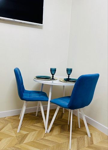 Стул на металлокаркасе Чилли зеленый / белый каркас фото покупателя 358