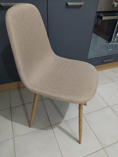 Стул на металлокаркасе Lilu 05 gray / white фото покупателя 67