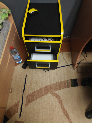 Тумба Ханна черная / красная  - Уцененный экземпляр фото покупателя 146