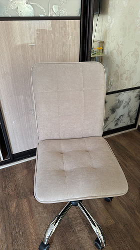 Компьютерное кресло One/Ван флок бежевый 7 фото покупателя 32