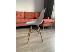 Пластиковый стул Eames PC-015 серо-голубой / дерево фото покупателя 163