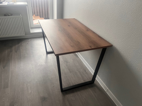 Деревянный стол Лота Лофт 120x75 дуб крафт табачный / черный матовый фото покупателя 534