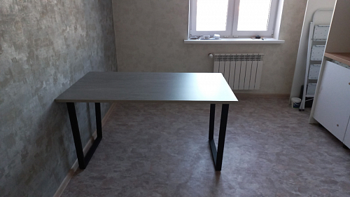 Деревянный стол Лота Лофт 140х80 дуб крафт табачный / черный матовый фото покупателя 373