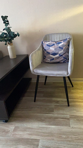 Стул на металлокаркасе Slam светло-серый фото покупателя 1