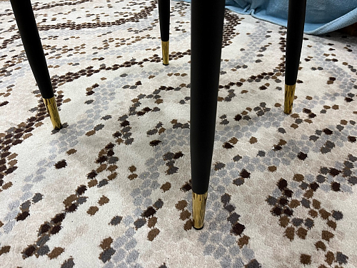 Стул на металлокаркасе Seda 01 blue / gold / black фото покупателя 46