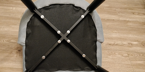 Стул на металлокаркасе Kora light purple / black фото покупателя 132