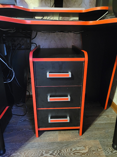 Тумба Ханна черная / красная - Уцененный экземпляр фото покупателя 118