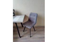 Стул на металлокаркасе Чилли розовый / черный каркас фото покупателя 480