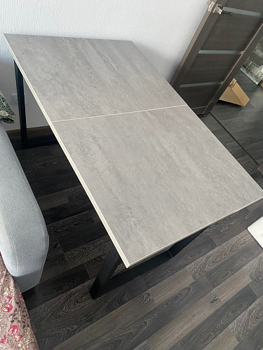 Стол Лота Лофт 120 25 мм сабия / белый матовый фото покупателя 705