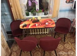 Стул на металлокаркасе Gabi 1 gray / black фото покупателя 117