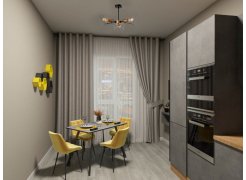 Стул на металлокаркасе Чилли горчичный / белый фото покупателя 576