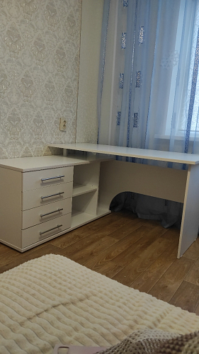 Компьютерный стол КСТ-109П правый дуб сонома / белый фото покупателя 61