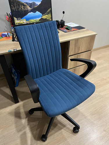 Компьютерное кресло Spark флок черный 35 фото покупателя 19