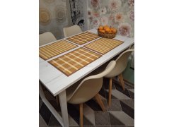 Стол Лота Лофт 140 25 мм черный матовый / бетон фото покупателя 244