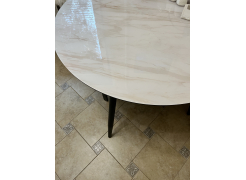 Стеклянный стол Анселм обсидиан / черный фото покупателя 6