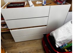 Комод Атлон белый / бетон темный фото покупателя 6