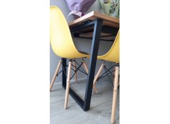 Стол Лота Лофт 140 25 мм черный матовый / бетон фото покупателя 487