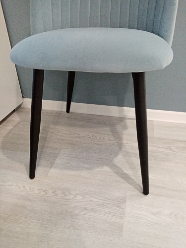 Стул на металлокаркасе Gabi 1 light purple / black / gold фото покупателя 293