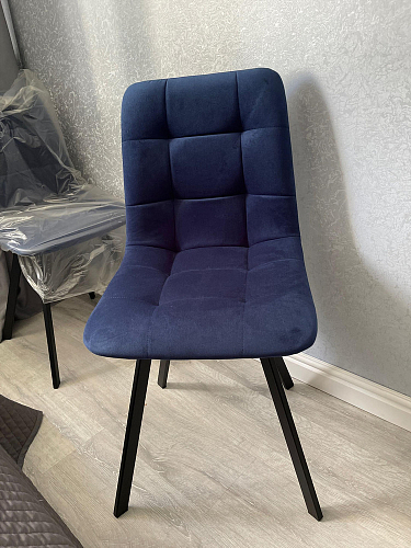 Стул на металлокаркасе Чилли К кирпичный / черный фото покупателя 692