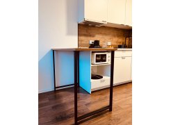 Барная стойка Дилан Лофт 120х60х90 бетон фото покупателя 177