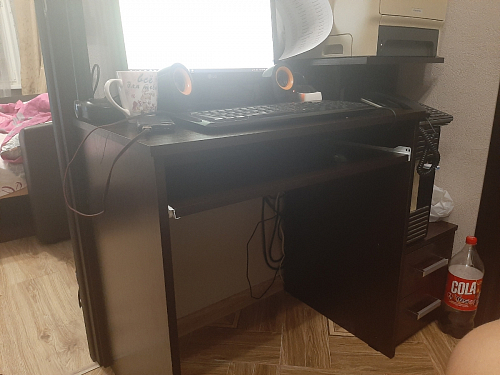 Компьютерный стол Джаз-24 правый дуб сонома фото покупателя 177