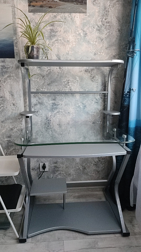 Компьютерный стол Roni black фото покупателя 4