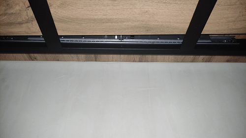 Стол Тринити Лофт 120 32 мм дуб галифакс табако / черный матовый фото покупателя 285