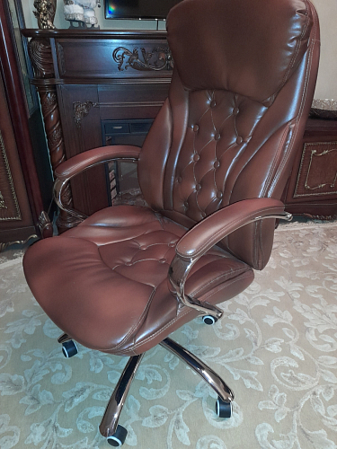 Компьютерное кресло Rich коричневое фото покупателя 21