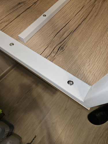 Письменный стол Битти Лофт 116х60х75 дуб вотан / белый матовый фото покупателя 124