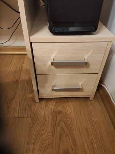 Стол компьютерный Джаз-24 правый белый фото покупателя 44