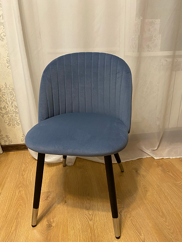 Стул на металлокаркасе Gabi green / black / silver фото покупателя 278