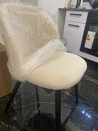 Стул на металлокаркасе Gabi gray / black фото покупателя 537