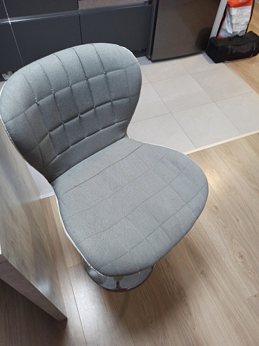 Барный стул Brend серый / белый фото покупателя 10